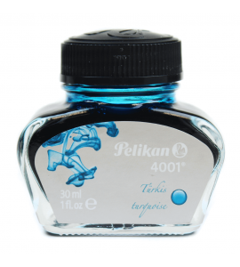 Tinta Para Caneta Tinteiro 4001 Pelikan 30ml Azul Turquesa