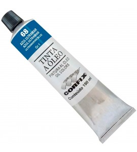 Tinta a Óleo Corfix 190ml 068 Azul Ultramar G1