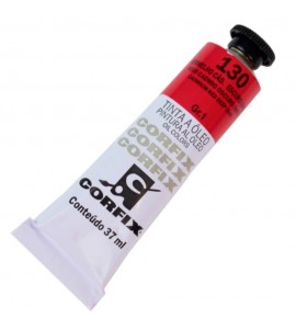 Tinta a Óleo Corfix 37ml 130 Vermelho Cád. Escuro G1