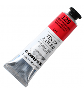 Tinta a Óleo Corfix 37ml 129 Vermelho Cádmio G1