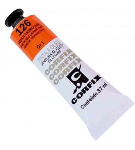 Tinta a Óleo Corfix 37ml 126 Alaranjado de Cád. G1
