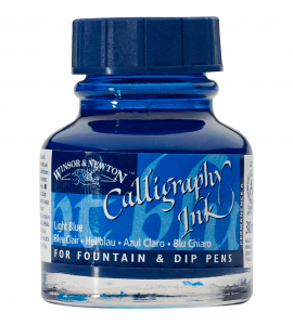 Tinta Para Caligrafia Winsor & Newton Blue Light