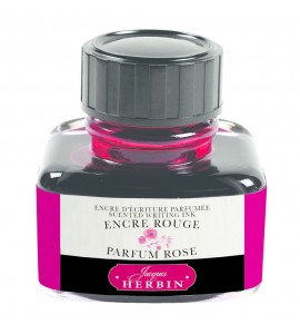 Tinta Para Caneta Tinteiro Herbin 30ml Perfumada Cor e Aroma de Rosa