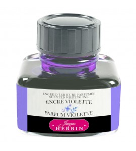 Tinta Para Caneta Tinteiro Herbin 30ml Perfumada Cor e Aroma de Violeta