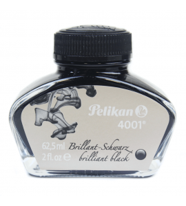 Tinta Para Caneta Tinteiro 4001 Pelikan 62,5ml Preto Brilhante