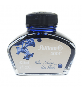 Tinta Para Caneta Tinteiro 4001 Pelikan 62,5ml Azul Preto