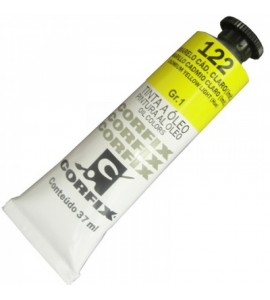 Tinta a Óleo Corfix 37ml 122 Amarelo Cád. Claro G1