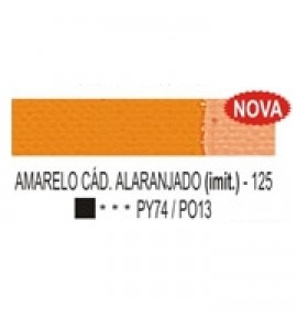 Tinta a Óleo Corfix 37ml 125 Amarelo Cád. Alaranjado G1