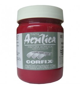 Tinta Acrílica Corfix 250ml 104 Alizarin Crimson G2