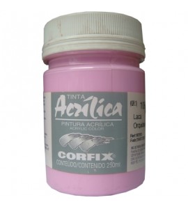 Tinta Acrílica Corfix 250ml 106 Laca Orquídea G1