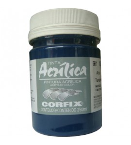Tinta Acrílica Corfix 250ml 134 Azul Turquesa G1