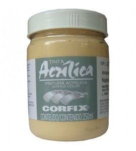 Tinta Acrílica Corfix 250ml 47 Amarelo Nápoles G1