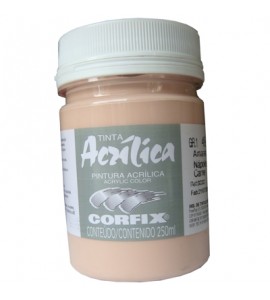Tinta Acrílica Corfix 250ml 49 Amarelo Nápoles Carne G1
