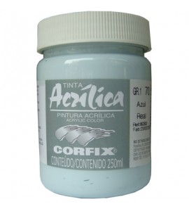 Tinta Acrílica Corfix 250ml 70 Azul Real G1