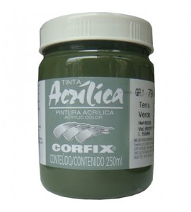 Tinta Acrílica Corfix 250ml 79 Terra Verde G1