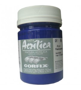 Tinta Acrílica Corfix 250ml 86 Azul Ftalocianina G1