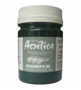 Tinta Acrílica Corfix 250ml 88 Verde de Hooker G2