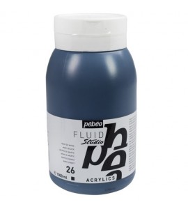 Tinta Acrílica Para Tela Pébéo 1000ml 26 Preto