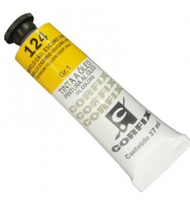 Tinta a Óleo Corfix 37ml 124 Amarelo Cád. Escuro G1