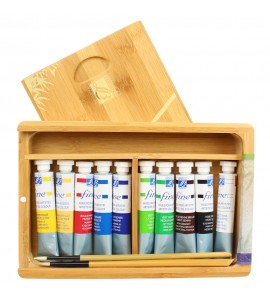 Estojo de Tinta Óleo Lefranc & Bourgeois Coffret Natura Box