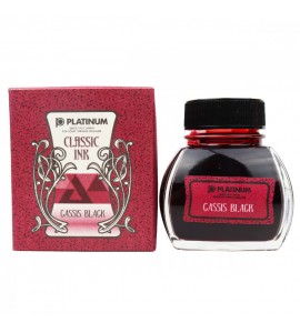 Tinta de Caneta Tinteiro Platinum Classic Cassis Black 60ml