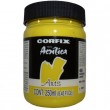 Tinta Acrílica 250ml Corfix Arts  048 Amarelo Limão G1