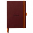 Bloco Goalbook Rhodia Capa Flexível Burgundy A5