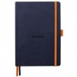 Bloco Goalbook Rhodia Capa Flexível Mid Night A5
