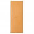 Bloco de Notas Rhodia 8,4x22cm N°8 Capa Couro Laranja