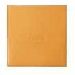 Bloco de Notas Rhodia 14.5x14.5cm Boutique Capa de Couro Laranja
