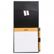 Bloco de Notas Rhodia 14.5x14.5cm Boutique Capa de Couro Preto