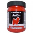 Tinta Acrílica 250ml Corfix Arts 129 Vermelho Cádmio (IMIT) G1