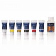 Estojo Tinta Acrílica Lefranc & Bourgeois Fine 6 Cores 20ml + Medium