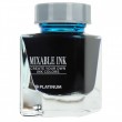 Tinta Para Caneta Tinteiro Platinum Miscível Aqua Blue 20ml