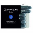 Cartucho Caneta Tinteiro Caran d’Ache Chromatics Magnetic Blue C/6