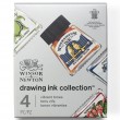Tinta Ink Collection 4 Vibrant Tones Para Desenho Winsor & Newton