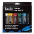 Estojo Marcador Liquitex Paint Marker 15mm 06 Cores Básicas