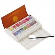 Tinta Aquarela Sennelier L'Aquarelle Extra Fine Pastilha 14 Cores c/ Pincel