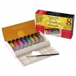 Tinta Aquarela Sennelier L'Aquarelle Extra Fine Bisnaga 08 Cores c/ Pincel 