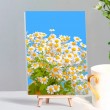 Conjunto Pintura Numerada Arte Terapia 40X50cm Margaridas 