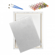 Conjunto Pintura Numerada Arte Terapia 40X50cm Margaridas 
