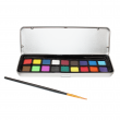 Tinta Aquarela em Pastilha com 18 Cores Sinoart