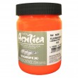 Tinta Acrílica Fluorescente Corfix 250ml 1010 Laranja Fogo