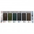 Kit Aquarela Kuretake Gansai Tambi Graphite Colors 6 Cores