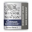 Tinta Aquarela Pastilha Cotman Winsor & Newton Iridescent Black 473