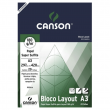 Bloco Layout Canson A3 180g/m²