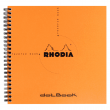 Caderno Rhodia Dot Book Papel Pontilhado 21X21cm Capa Laranja
