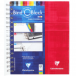 Caderno Quadriculado Bind'O Block Clairefontaine A5+ Vermelho