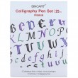Estojo de Canetas Para Caligrafia Sinoart 25 Peças