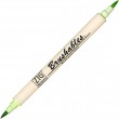 Caneta Brushables Ponta Dupla Kuretake Cool Cucumber